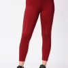 Sportswear Lovable | Women Solid Tights - Aero Sprinter Xc-Mr Maroon