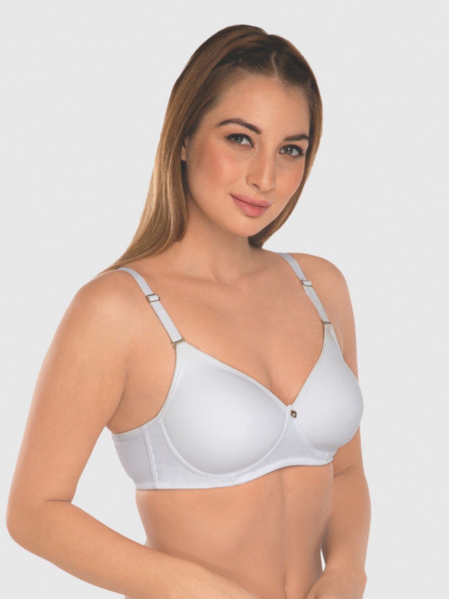 Bra Daisy Dee | Daisy Dee Padded Wirefree Full Coverage T-Shirt Bra - Nmpl_ White