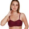 Bra Daisy Dee | Daisy Dee Dark Non Padded Non Wired Full Coverage Bra Tiara_D. Maroon