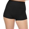 Panty Lovable | Women Solid Boy Shorts Panty - Wonderknicker Black