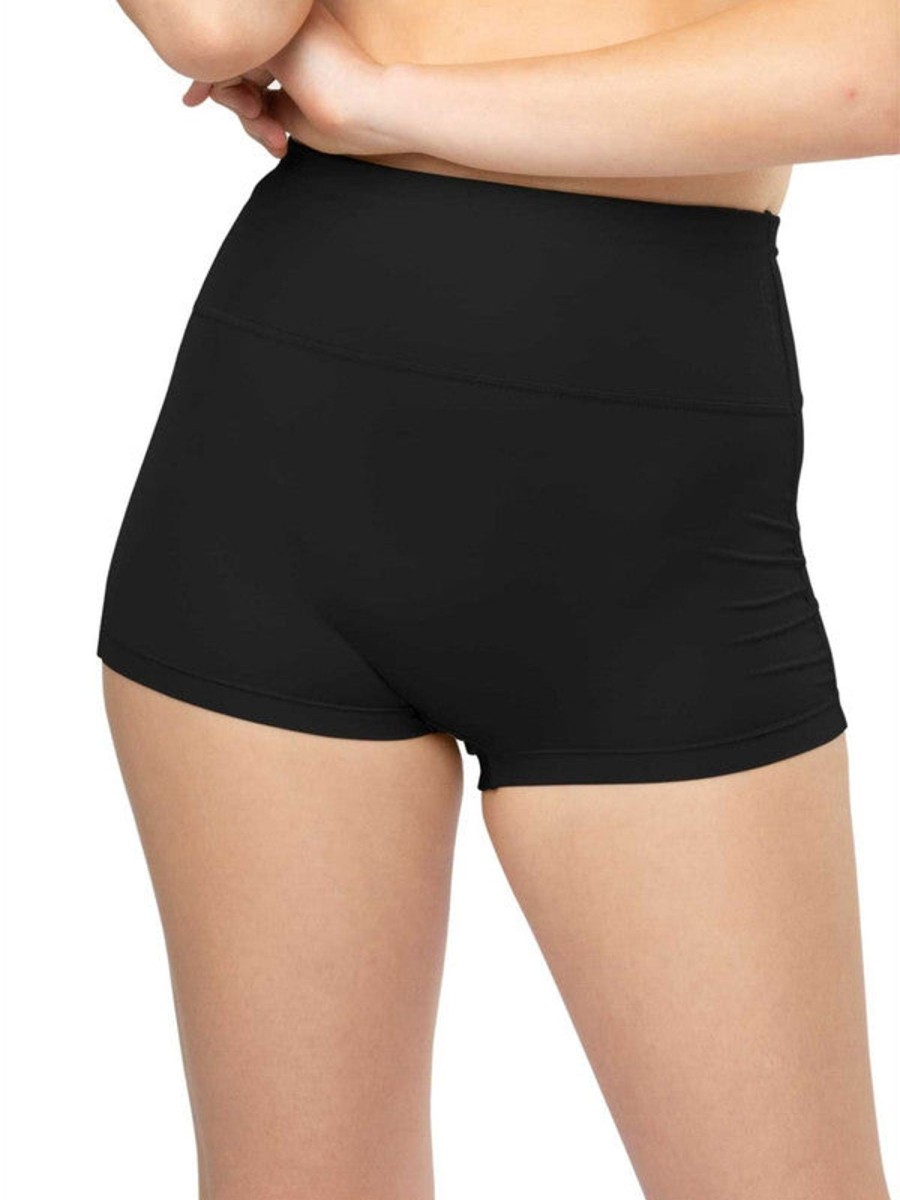 Panty Lovable | Women Solid Boy Shorts Panty - Wonderknicker Black