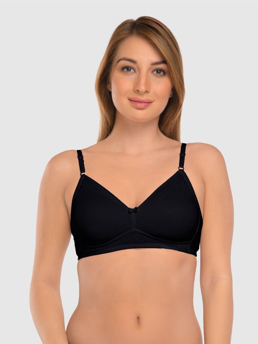 Bra Daisy Dee | Daisy Dee Non Padded Non Wired Full Coverage Bra - Ndszn_ Black