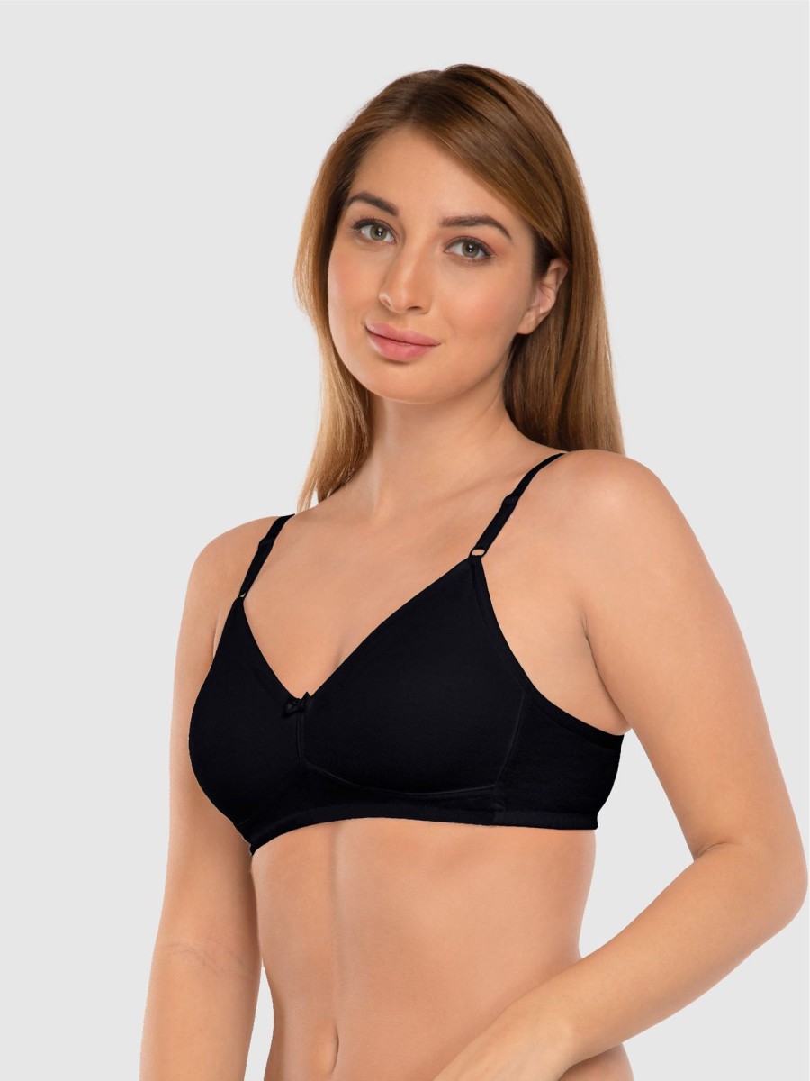 Bra Daisy Dee | Daisy Dee Non Padded Non Wired Full Coverage Bra - Ndszn_ Black