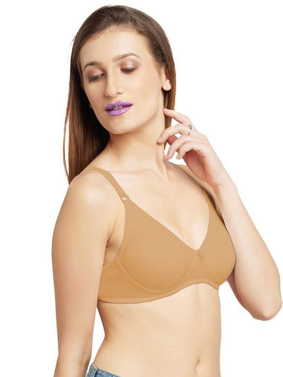 Bra Lovable | Lovable Skin Non Padded Non Wired Full Coverage Bra Ultra-Skin Beige