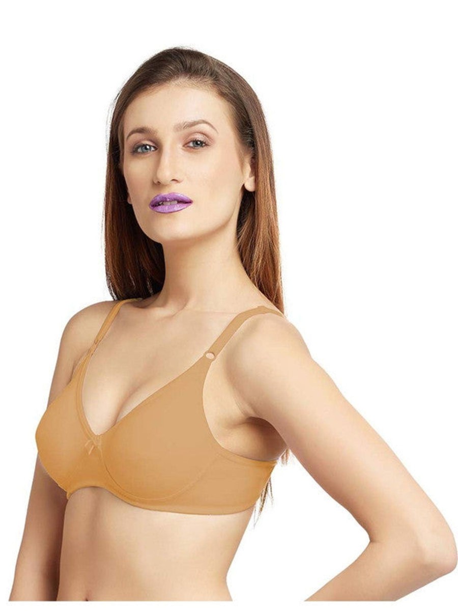 Bra Lovable | Lovable Skin Non Padded Non Wired Full Coverage Bra Ultra-Skin Beige