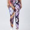 Sportswear Lovable | Women Printed Tights Aero Sprinter Hd_ Prints Purple