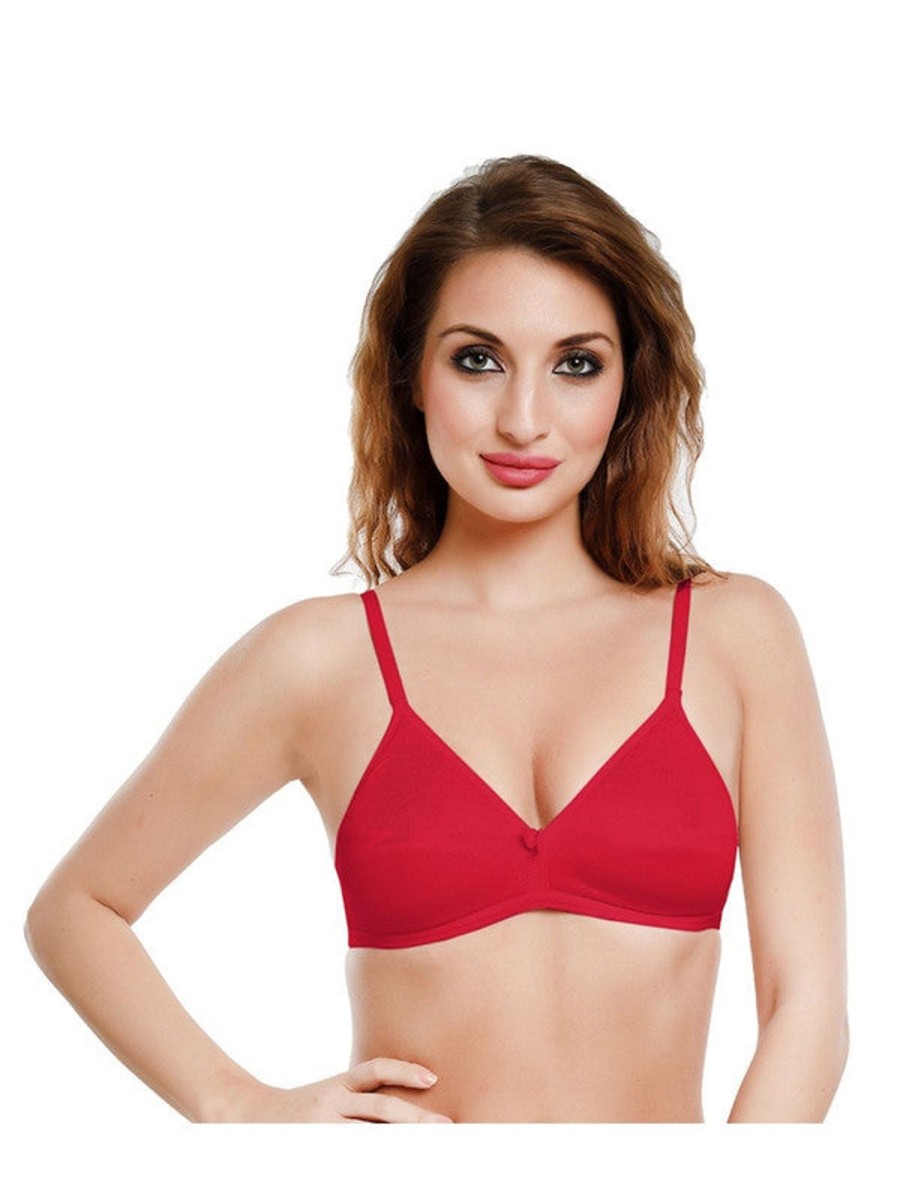 Bra Daisy Dee | Daisy Dee Padded Non Wi Full Coverage Bra Gourgeous_ Red