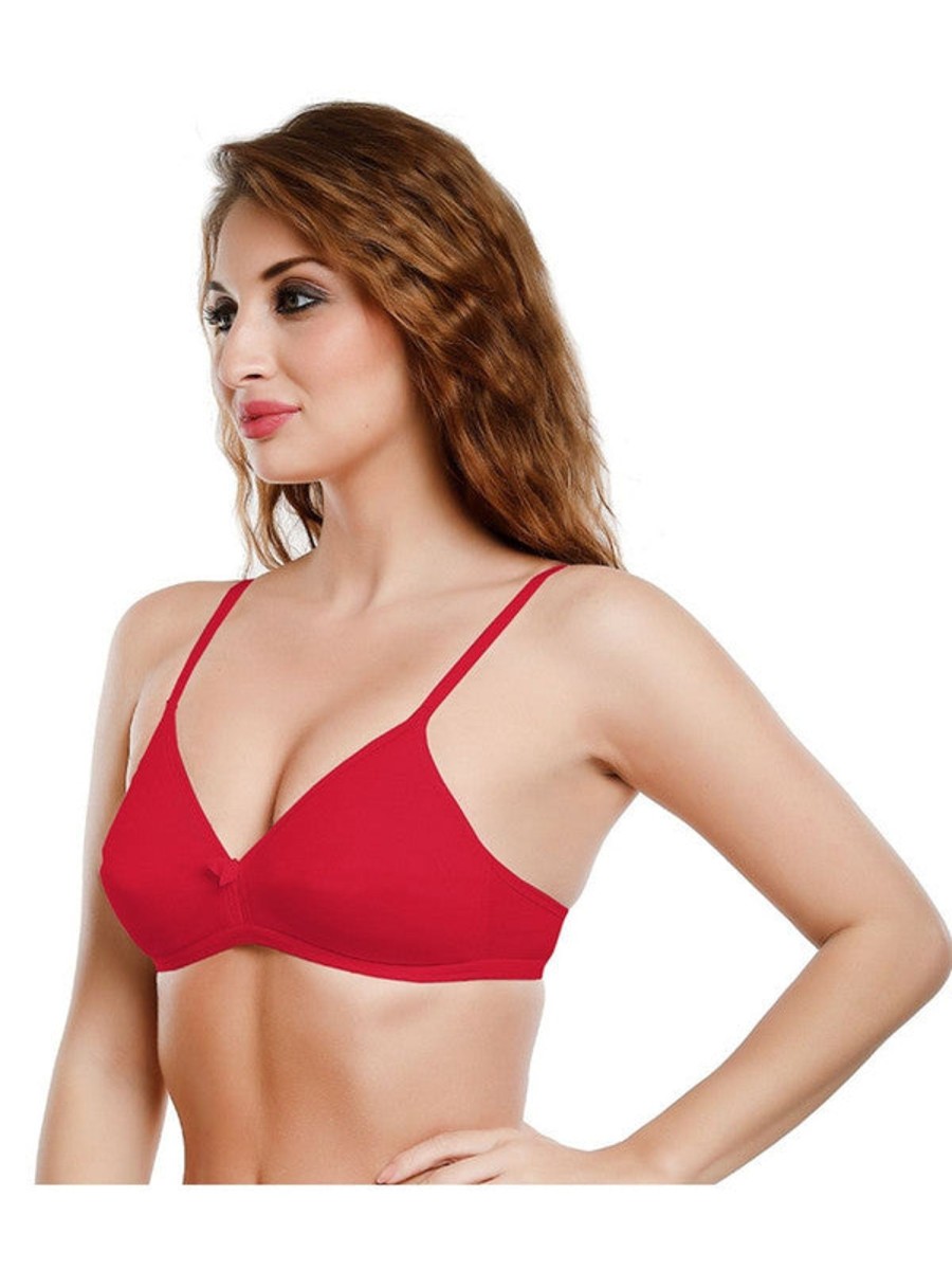 Bra Daisy Dee | Daisy Dee Padded Non Wi Full Coverage Bra Gourgeous_ Red