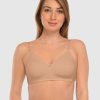 Bra Daisy Dee | Daisy Dee Skin Non Padded Non Wired Full Coverage Bra Ndszn_Skin Beige