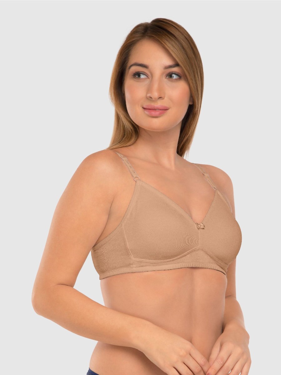 Bra Daisy Dee | Daisy Dee Skin Non Padded Non Wired Full Coverage Bra Ndszn_Skin Beige