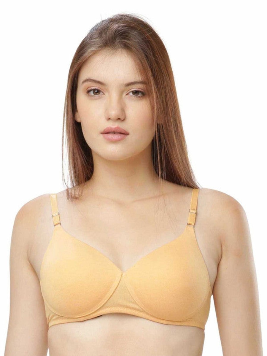 Bra Lovable | Lovable Padded Non Wired Full Coverage Bra - Confi-52 Yellow