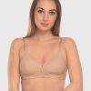 Bra Daisy Dee | Daisy Dee Skin Padded Wirefree Full Coverage T-Shirt Bra - Nmpl_Skin Beige