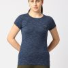 Sportswear Lovable | Women Denim Regular Fit Solid Top - C.Neck Tee Meu0026My-Denim-Ny Navy