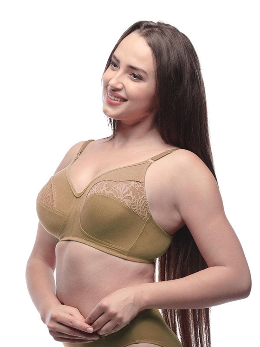 Bra Lovable | Lovable Skin Non Padded Non Wired Full Coverage Bra Adl The 1 Prime_Skin Beige