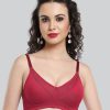 Bra Lovable | Lovable Light Padded Non Wired Full Coverage Bra Le-225-L. Maroon