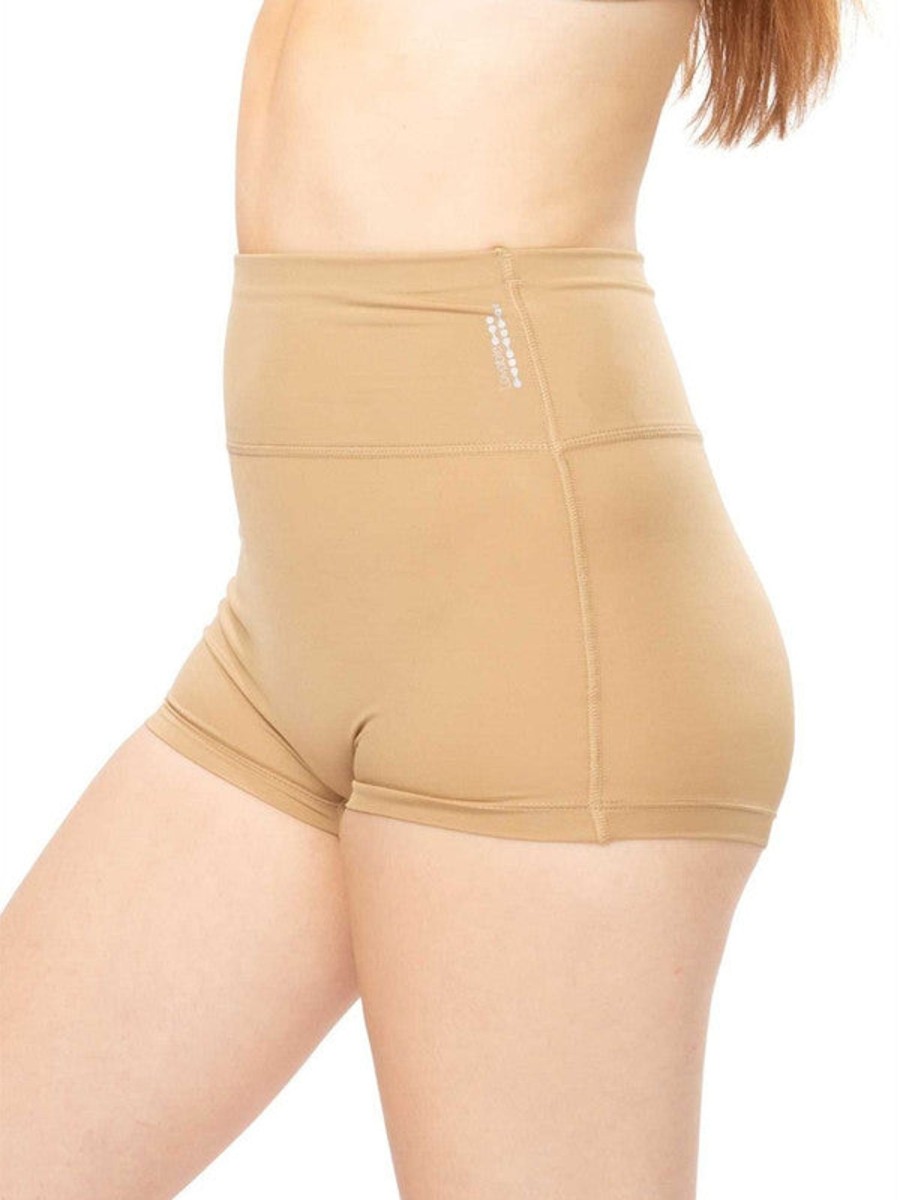 Panty Lovable | Women Skin Solid Boy Shorts Panty - Wonderknicker-Skin Beige