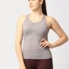 Sportswear Lovable | Women Solid Top - Adventure Racer Back-Lo Grey