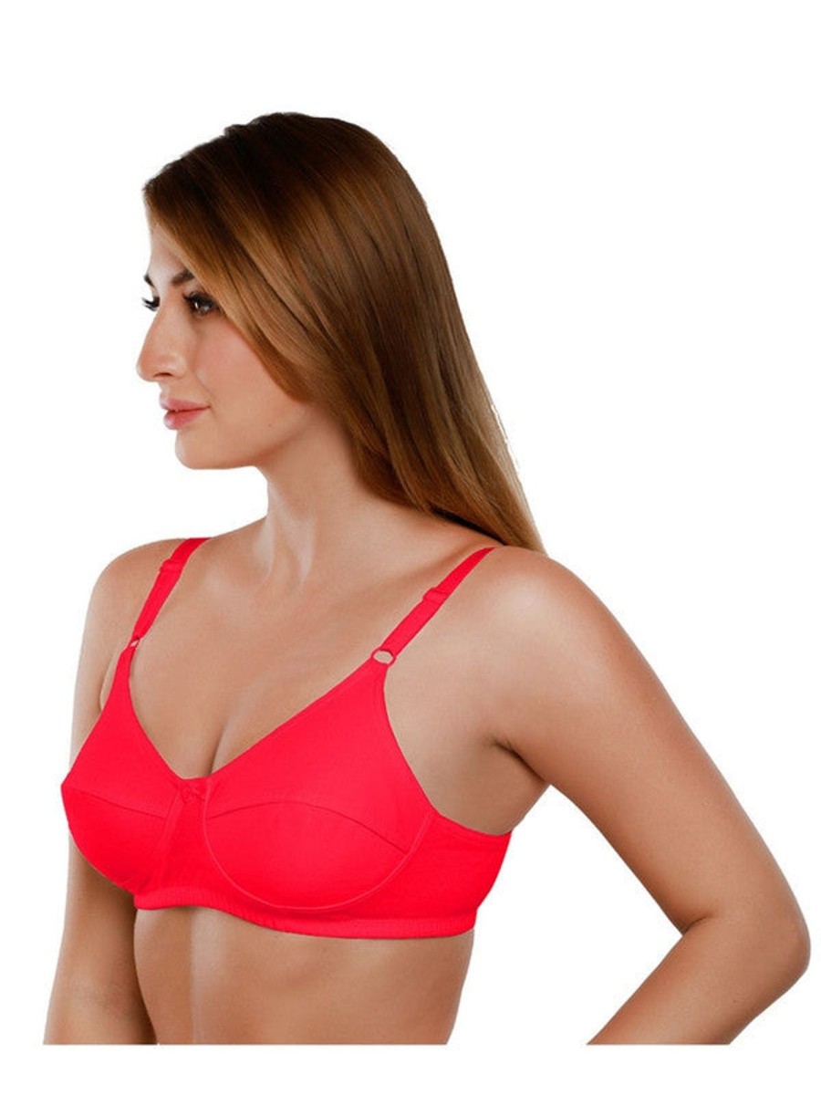 Bra Daisy Dee | Daisy Dee Non Padded Non Wi Full Coverage Bra Nshtl_ Red