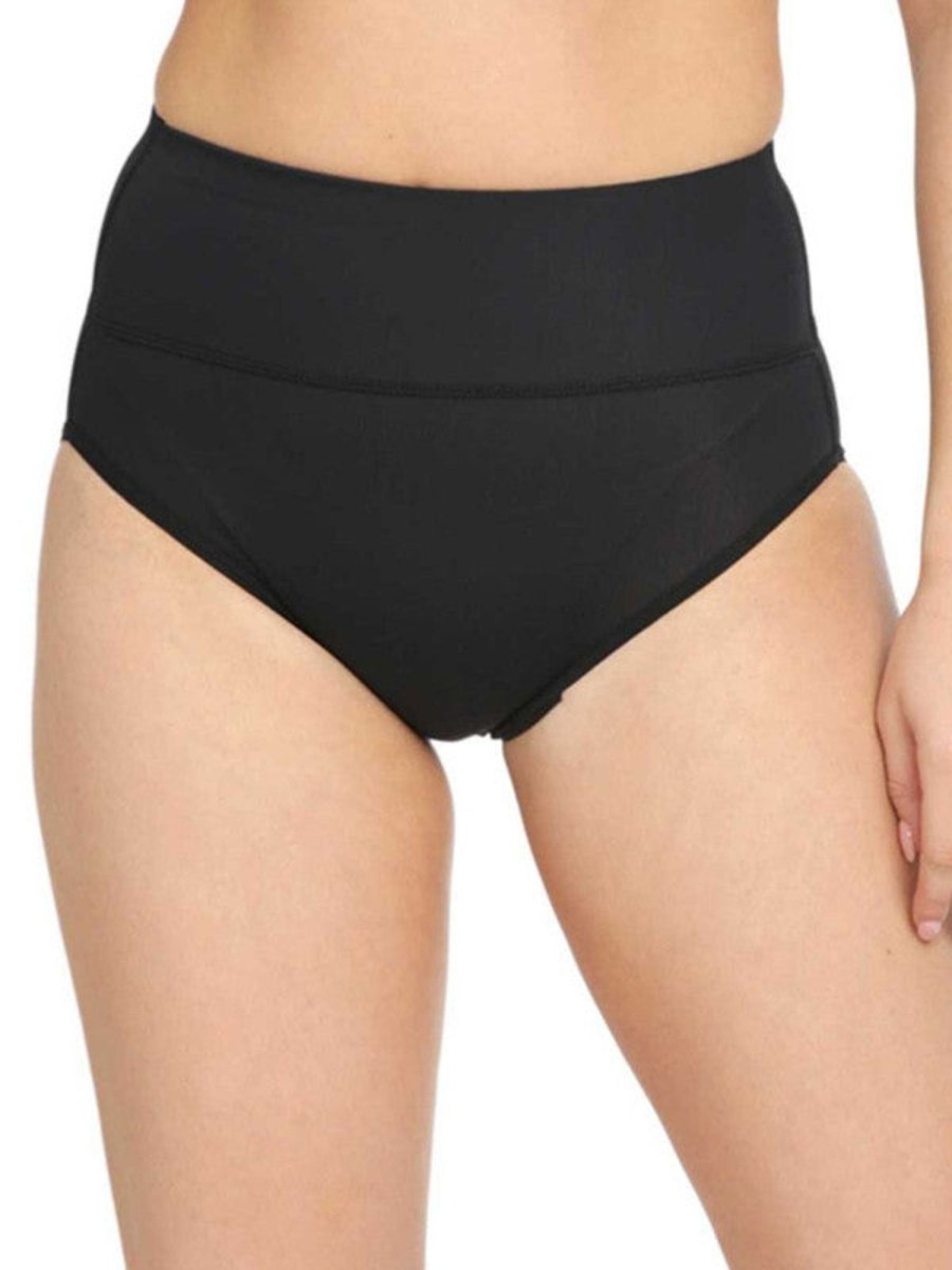 Panty Lovable | Women Solid Shapewear Panty - Shaper Black