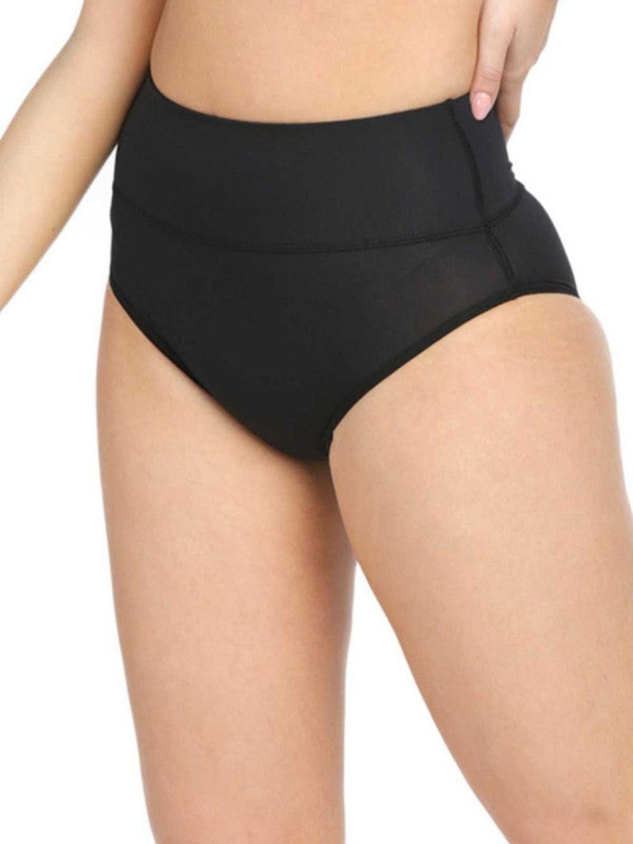 Panty Lovable | Women Solid Shapewear Panty - Shaper Black