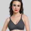 Bra Lovable | Lovable Non Padded Non Wired Full Coverage Bra Le-230 Black