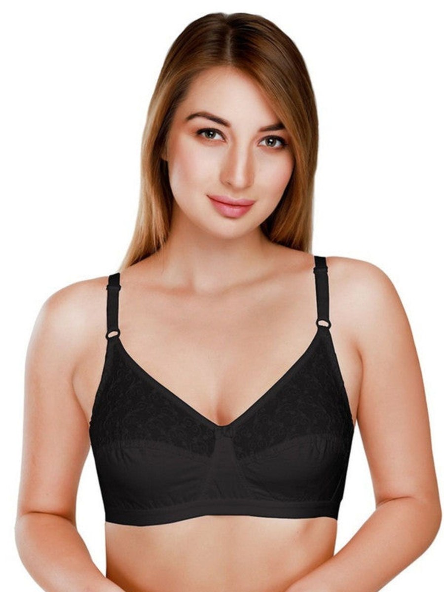 Bra Daisy Dee | Daisy Dee Non Padded Non Wired Full Coverage Bra Nilignce_ Black