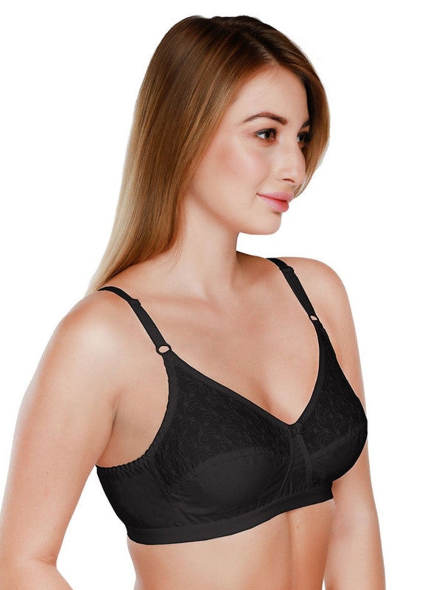 Bra Daisy Dee | Daisy Dee Non Padded Non Wired Full Coverage Bra Nilignce_ Black