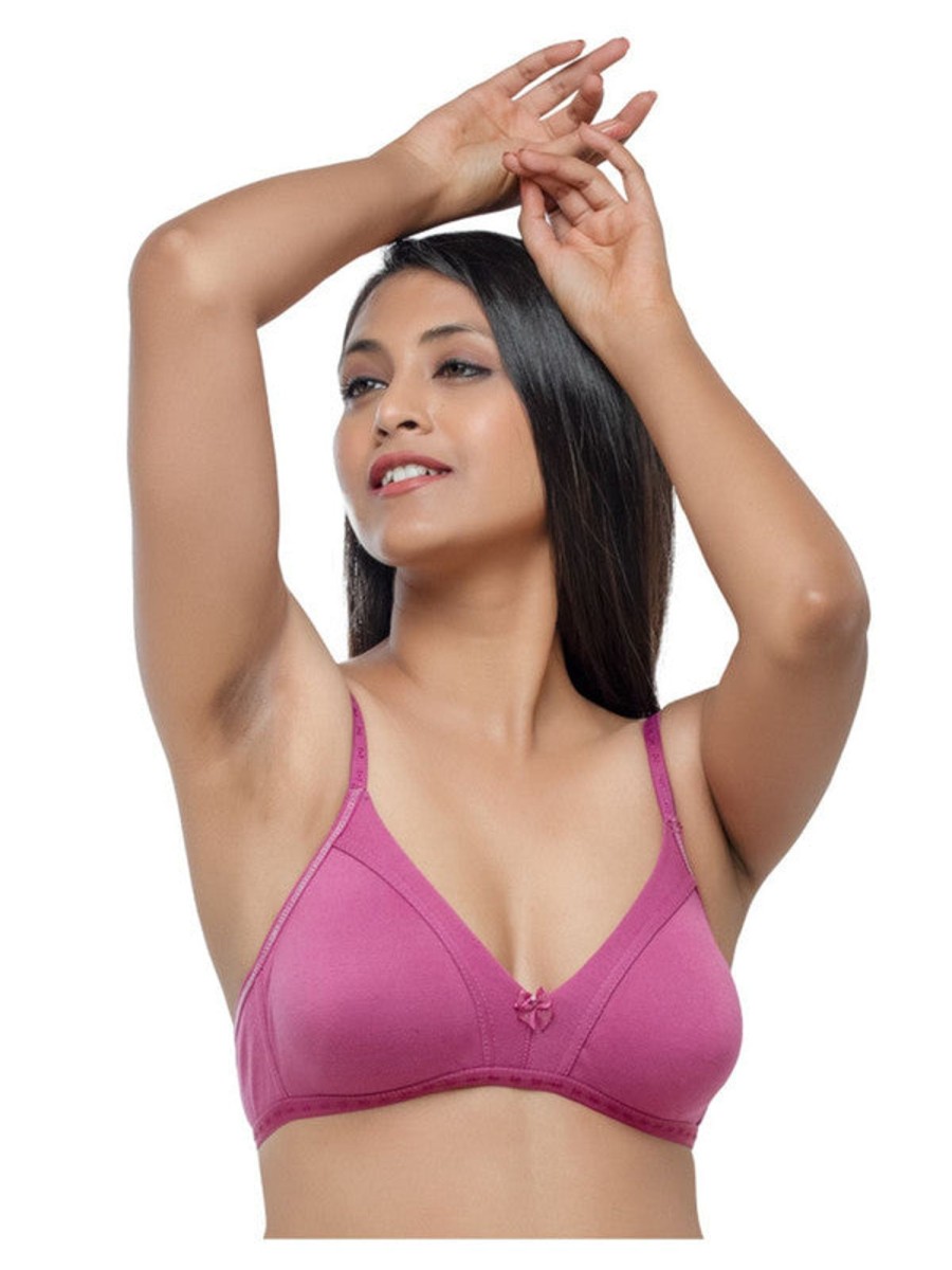 Bra Daisy Dee | Daisy Dee Orchid Non Padded Non Wired Medium Coverage Bra -Embrace_O. Pink