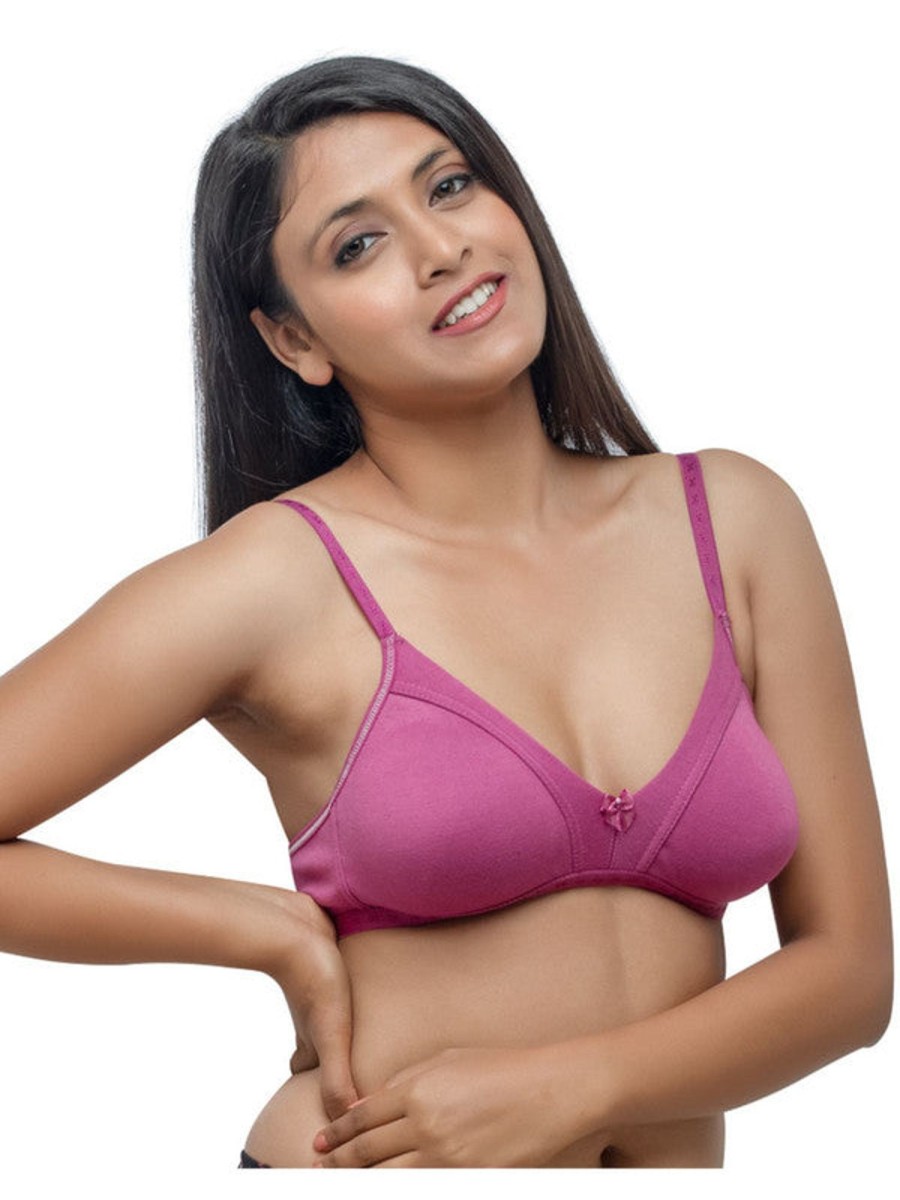 Bra Daisy Dee | Daisy Dee Orchid Non Padded Non Wired Medium Coverage Bra -Embrace_O. Pink