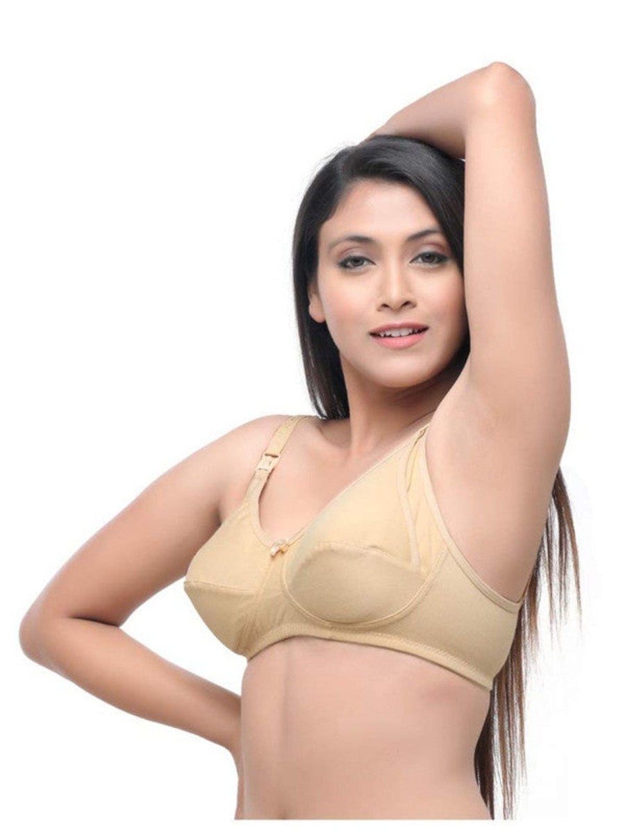 Bra Daisy Dee | Daisy Dee Skin Non Padded Non Wired Full Coverage Maternity Bra -Dainty_Skin Beige