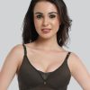 Bra Lovable | Lovable Dark Padded Non Wired Full Coverage Bra Le-239-Dark Green