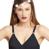 Bra Daisy Dee | Daisy Dee Non Padded Non Wired Full Coverage Bra Nfery_ Black