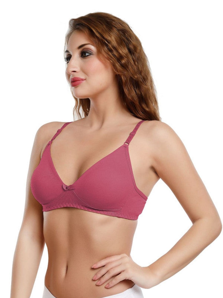 Bra Daisy Dee | Daisy Dee D. Non Padded Non Wired Full Coverage Bra Nzng_D. Pink