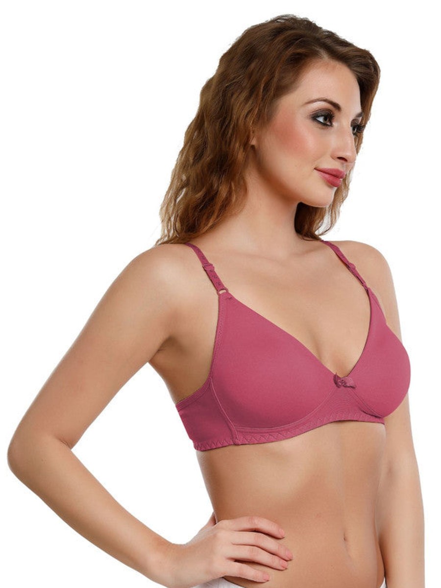 Bra Daisy Dee | Daisy Dee D. Non Padded Non Wired Full Coverage Bra Nzng_D. Pink