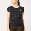 Sportswear Lovable | Women Camouflage Prints Sports T-Shirt - Space Tee-Camo-Ny Navy