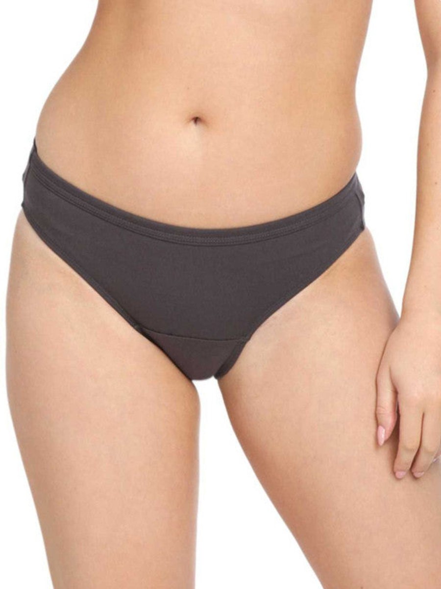 Panty Lovable | Women Solid Bikini Panty Premium Panties_ Grey