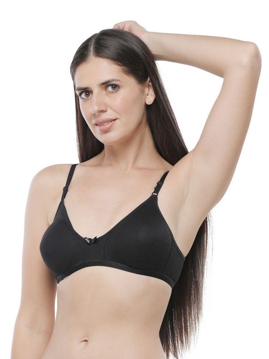 Bra Daisy Dee | Daisy Dee Non Padded Non Wired Full Coverage Bra Prima_ Black