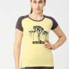 Sportswear Lovable | Women Printed Sports T-Shirt - Zumba Tee-My Yellow