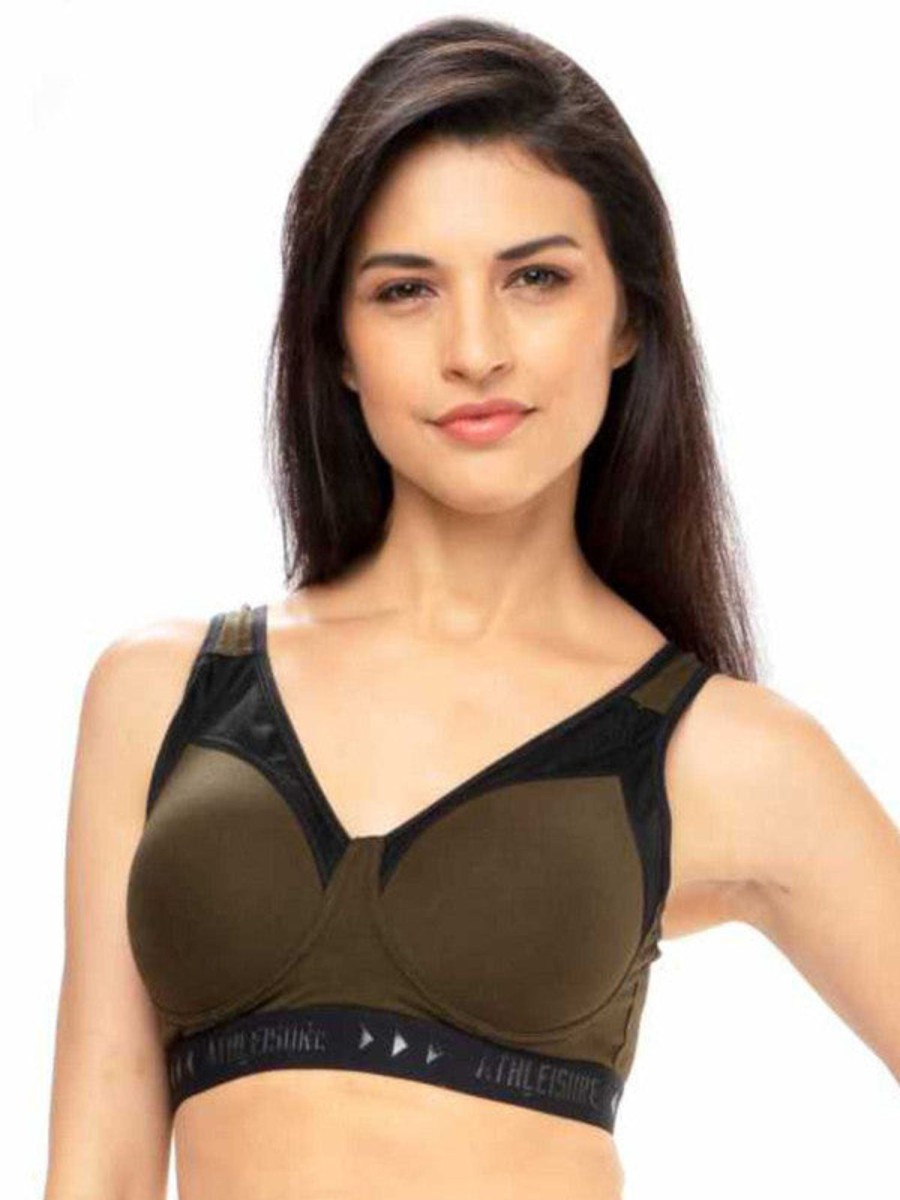 Sportswear Lovable | Lovable Ol Padded Non Wired Full Coverage Bra Energy Bra_Ol Olive