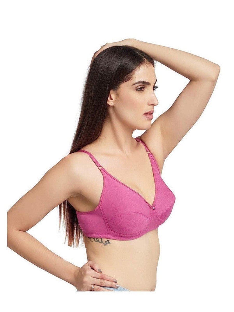 Bra Daisy Dee | Daisy Dee Onion Non Padded Non Wired Full Coverage Bra Nsarh_O. Pink