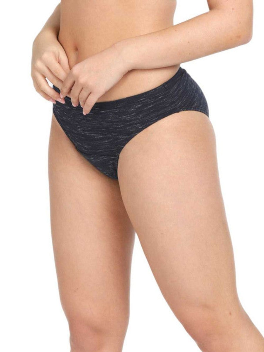 Panty Lovable | Women Solid Bikini Panty Premium Panties_Denim Navy