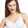 Bra Lovable | Lovable Non Padded Non Wired Full Coverage Bra Stretch-X White