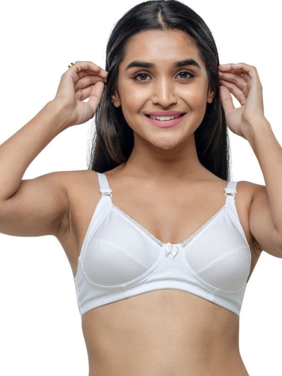 Bra Lovable | Lovable Non Padded Non Wired Full Coverage Bra - Comfyst Prime_ White