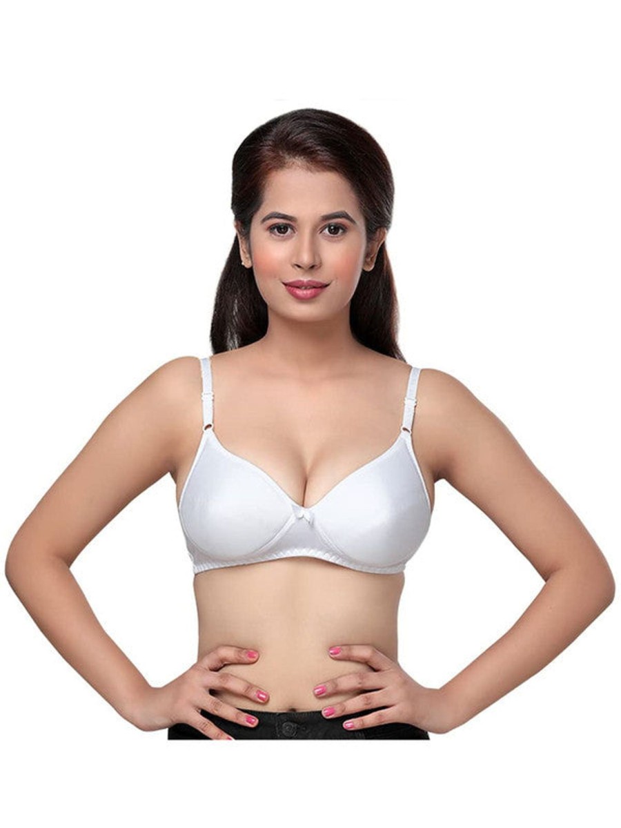 Bra Daisy Dee | Daisy Dee Padded Non Wired Full Coverage Bra Nalamde_ White