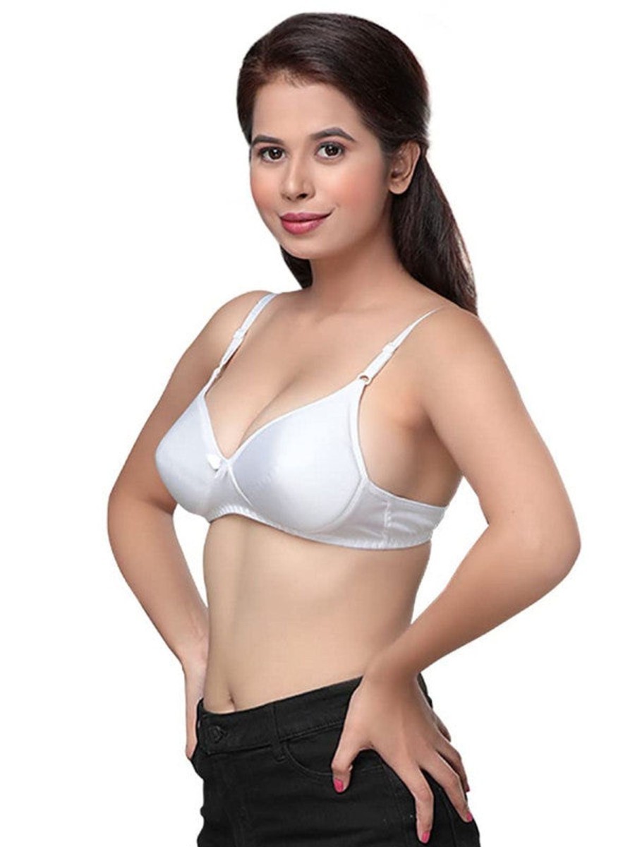 Bra Daisy Dee | Daisy Dee Padded Non Wired Full Coverage Bra Nalamde_ White