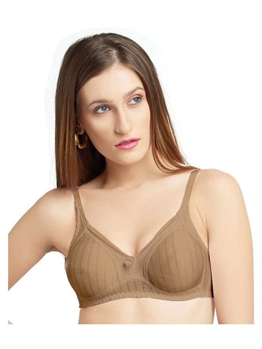 Bra Daisy Dee | Daisy Dee Skin Non Padded Non Wired Full Coverage Bra Nsprstr _Skin Beige