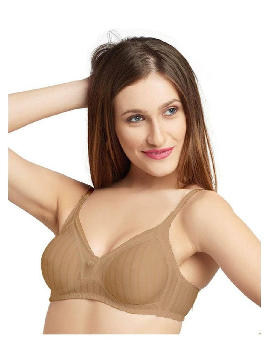 Bra Daisy Dee | Daisy Dee Skin Non Padded Non Wired Full Coverage Bra Nsprstr _Skin Beige