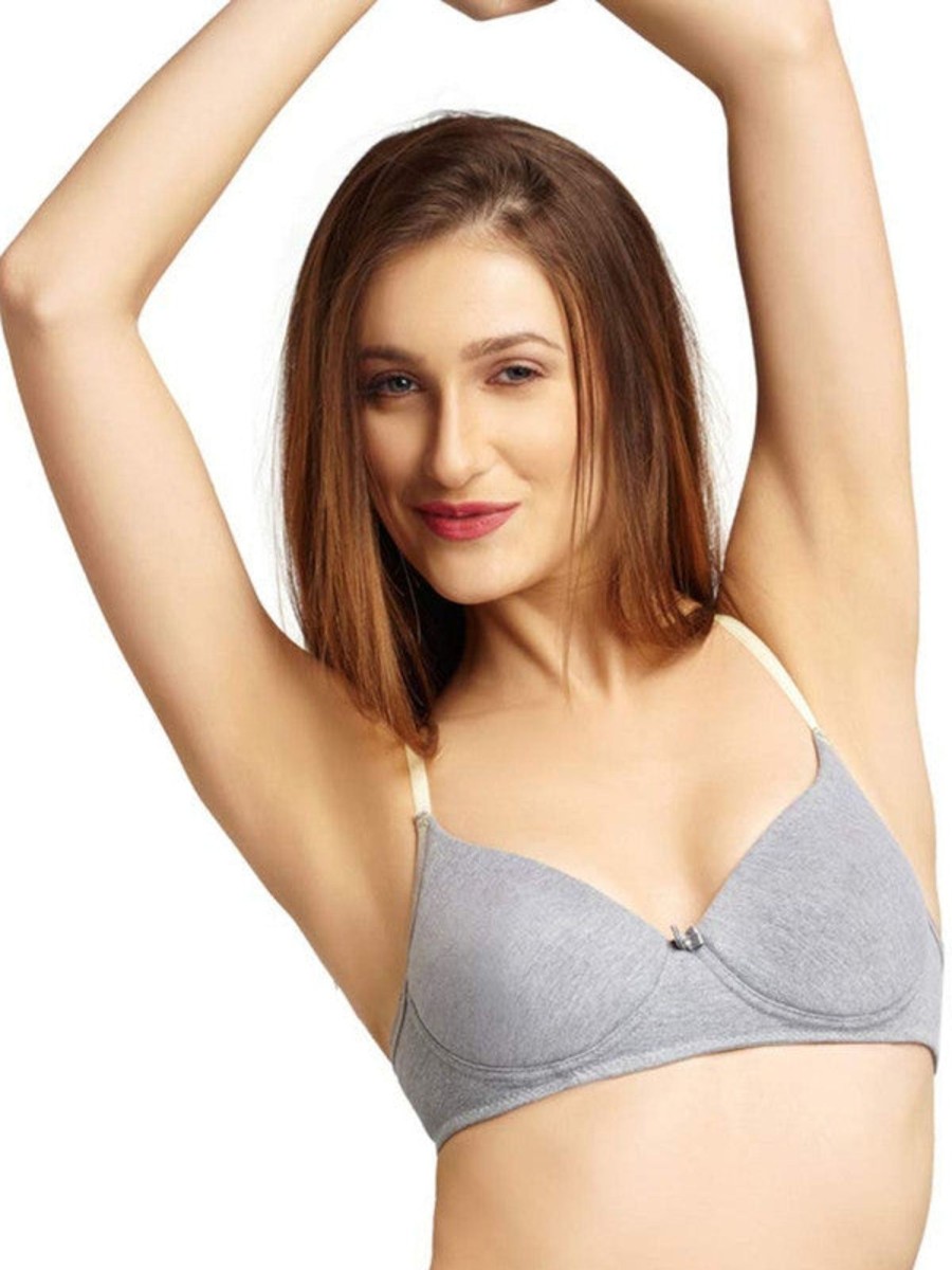 Bra Daisy Dee | Daisy Dee Light Padded Non Wired Full Coverage Bra Njzz _L/ Grey