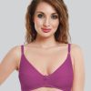 Bra Daisy Dee | Daisy Dee Wine Non Padded Non Wired Full Coverage Everyday Bra Nlu_Wine Purple