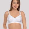 Bra Daisy Dee | Daisy Dee Non Padded Non Wired Full Coverage Bra Nshpu_ White